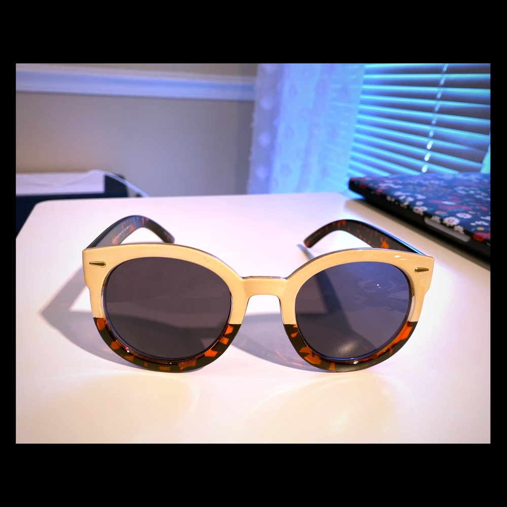 UO Mod Color Block Tortoiseshell Sunglasses